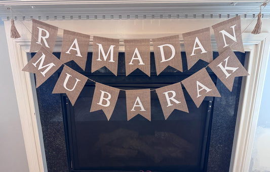 Ramadan and Eid  Mubarak banner set