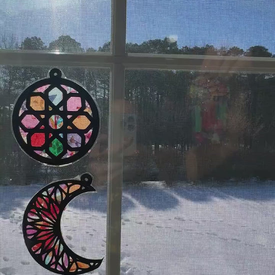 Ramadan and Eid DIY Suncatcher kit (4 total)