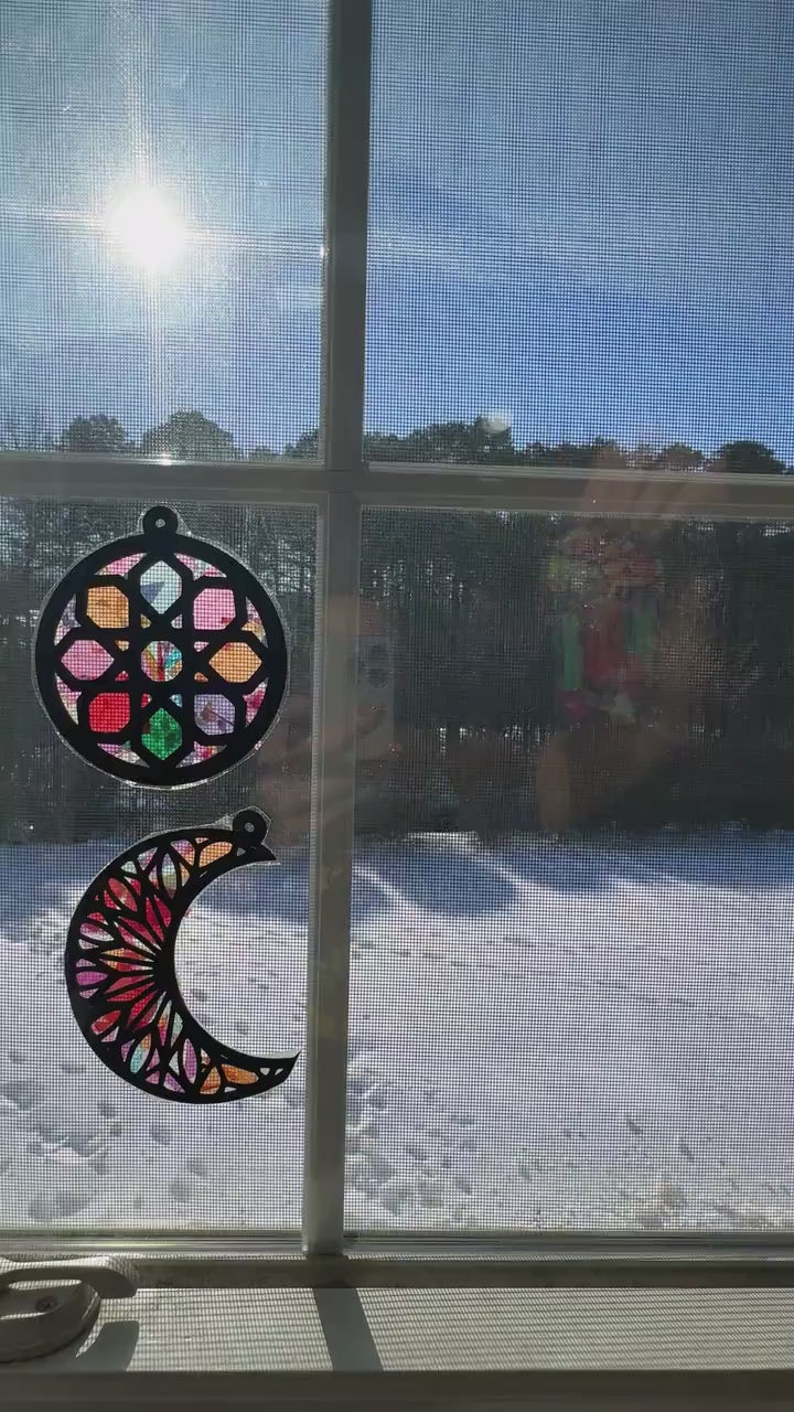 Ramadan and Eid DIY Suncatcher kit (4 total)