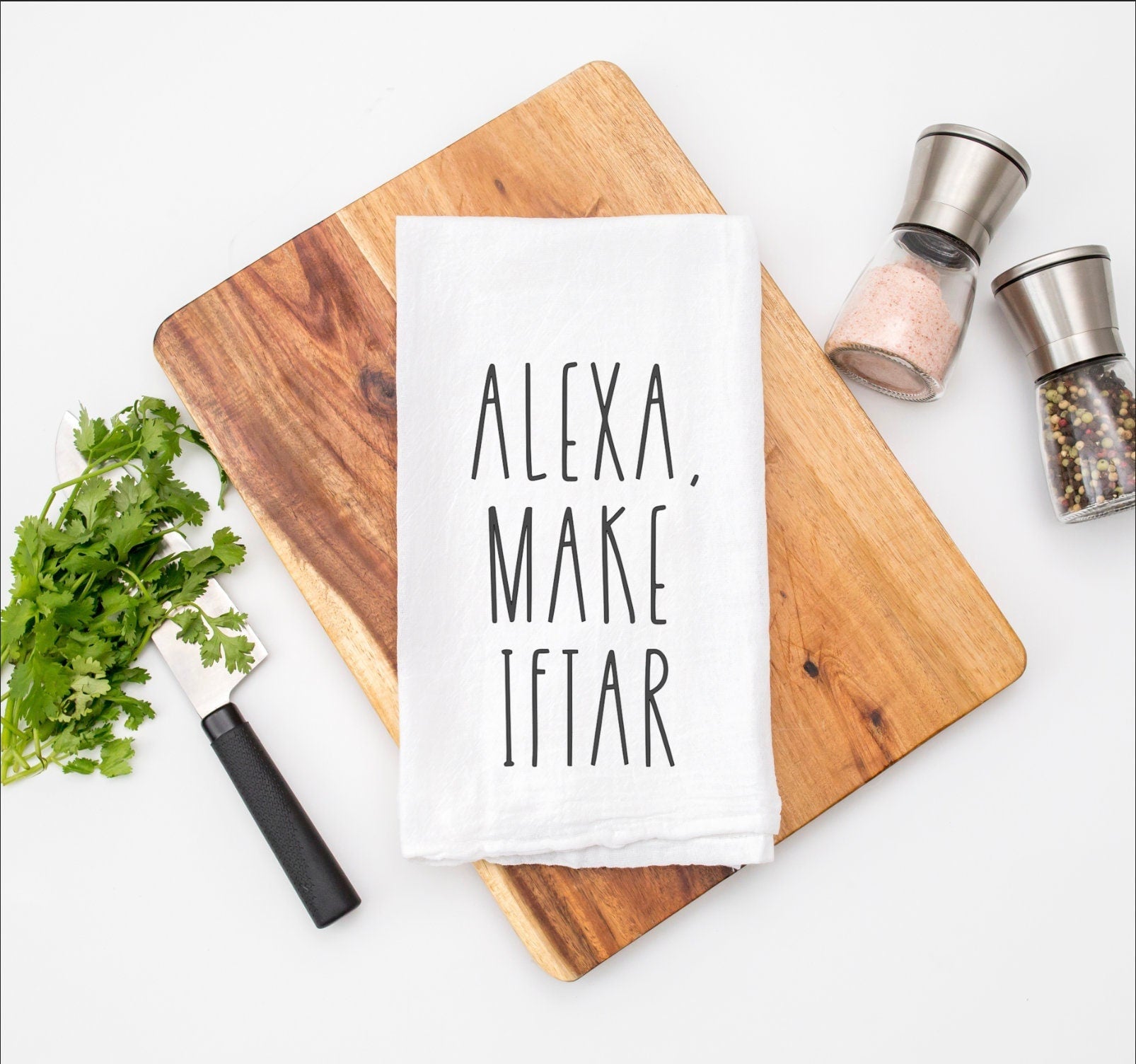 Alexa, make iftar- Ramadan kitchen towel