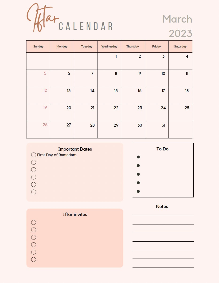 Ramadan Planner- Digital download