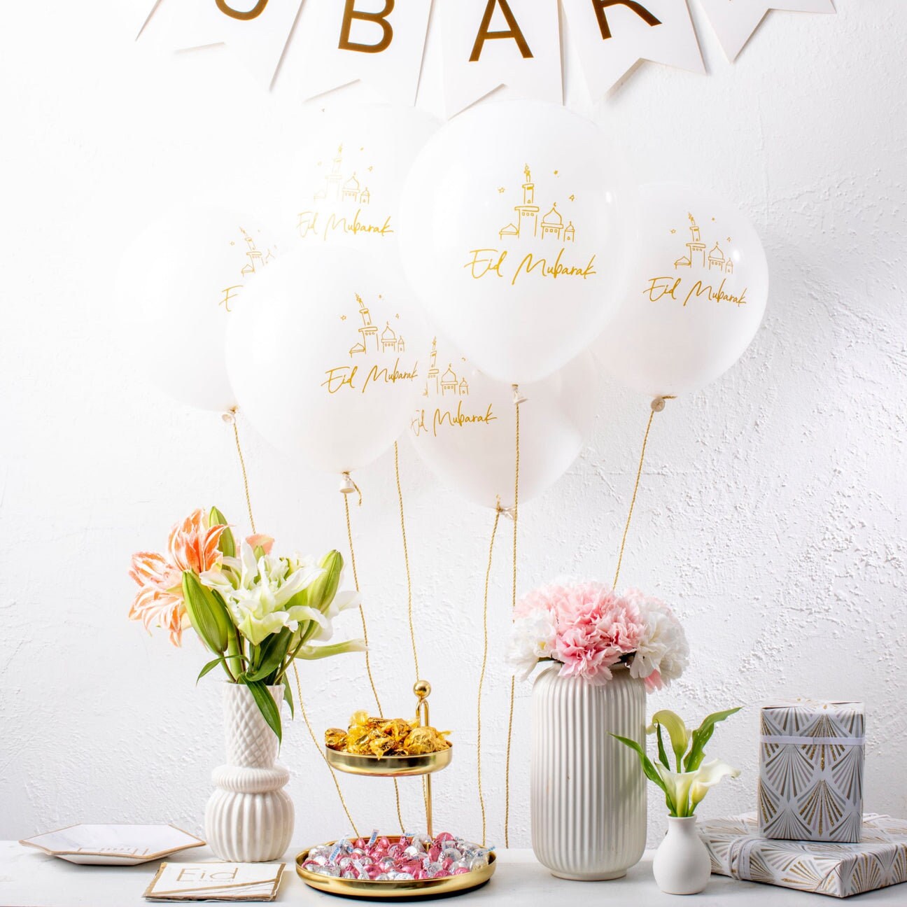 Eid Mubarak Balloons- set of 25