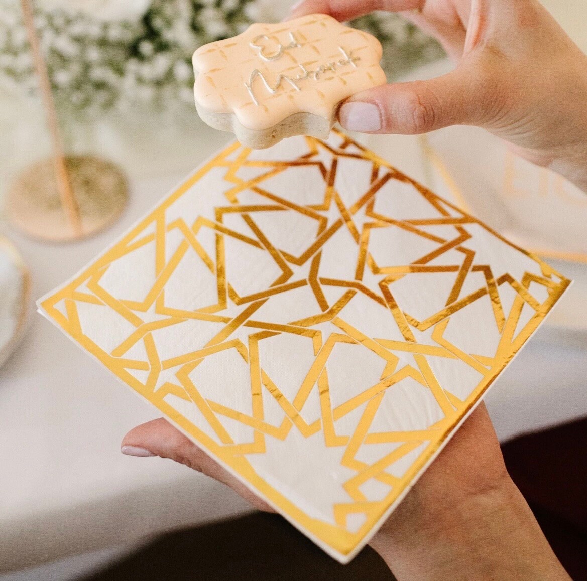 Ramadan/EID geometric paper napkins set of 25