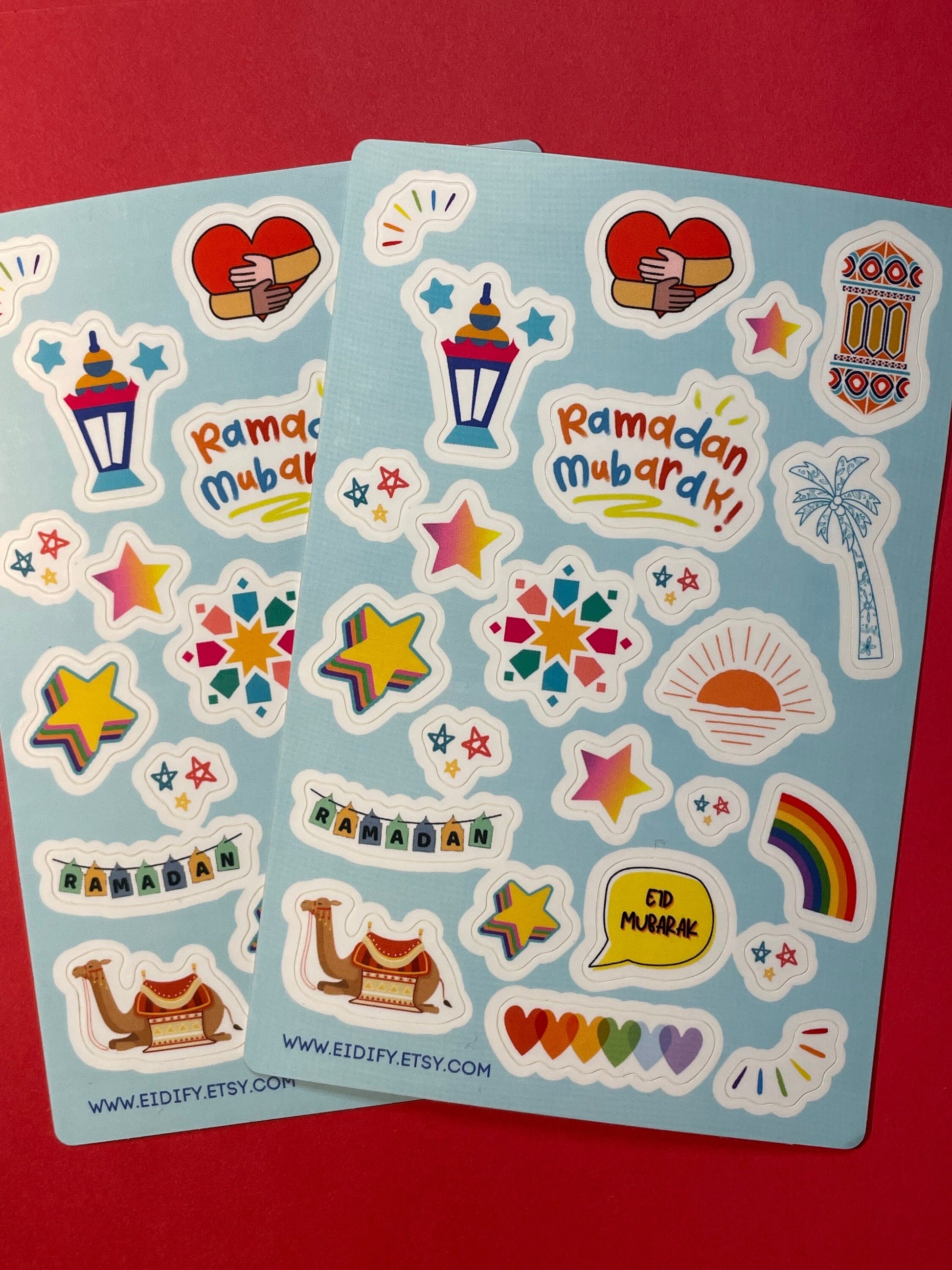 Ramadan/EID Stickers (2 sheets)