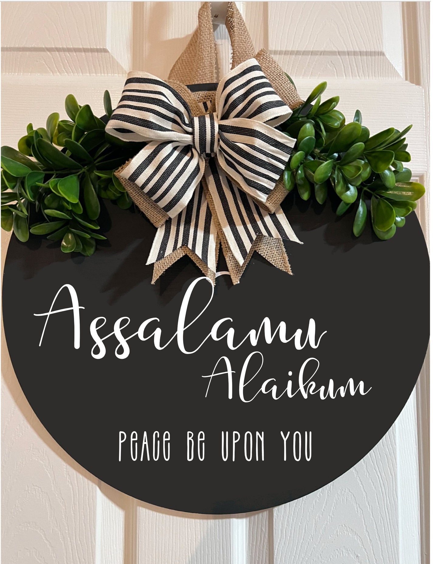 Assalamu Alaikum, Salam door sign. Front Door Sign. Islamic wall Decor. Hello Salam Door. Ramadan Decor. Salaam Door Sign. Modern Islamic Art. السلام عليكم