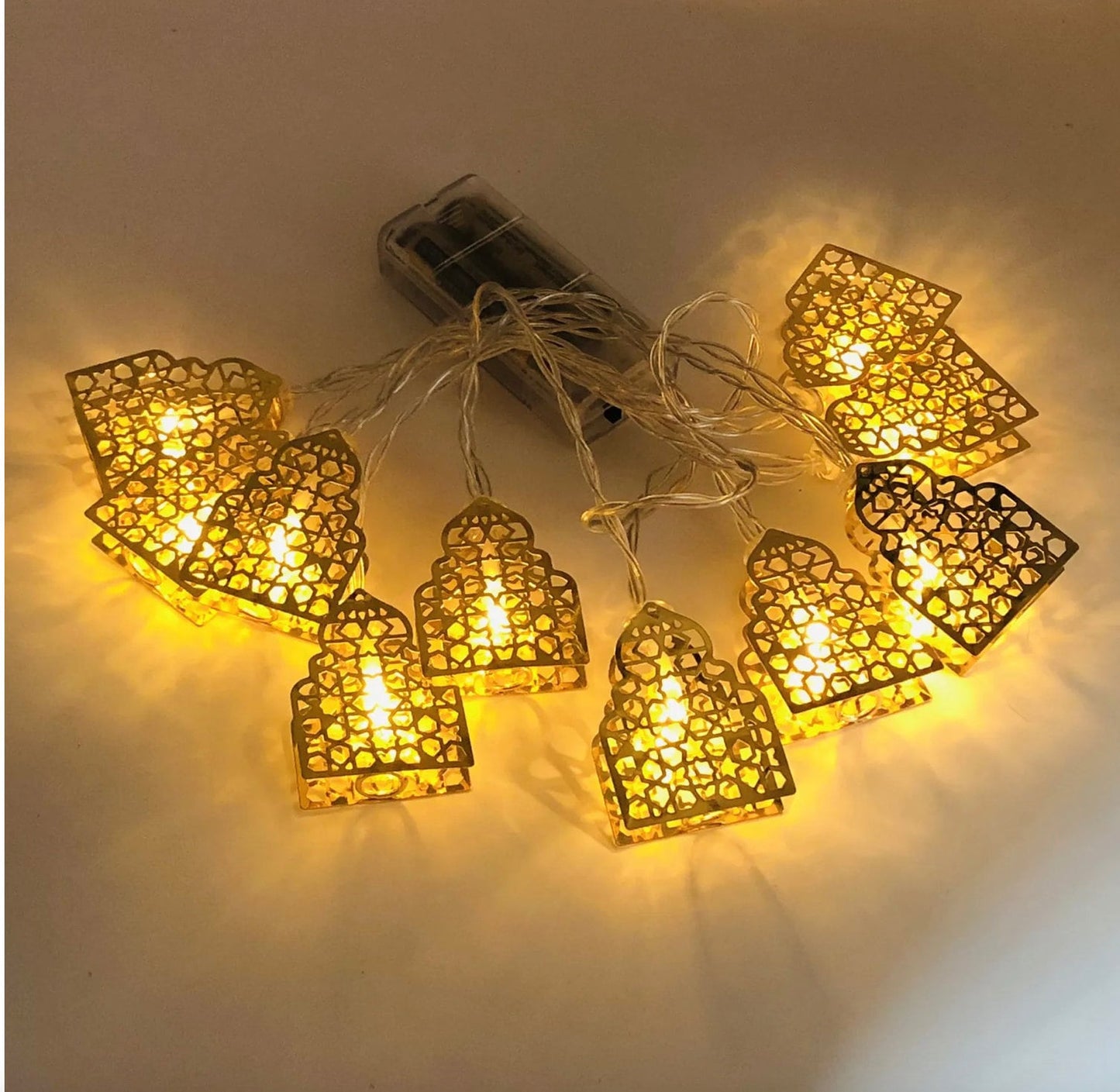 Ramadan String Lights, mosque door string lights, 9.85 feet long (3 meters)