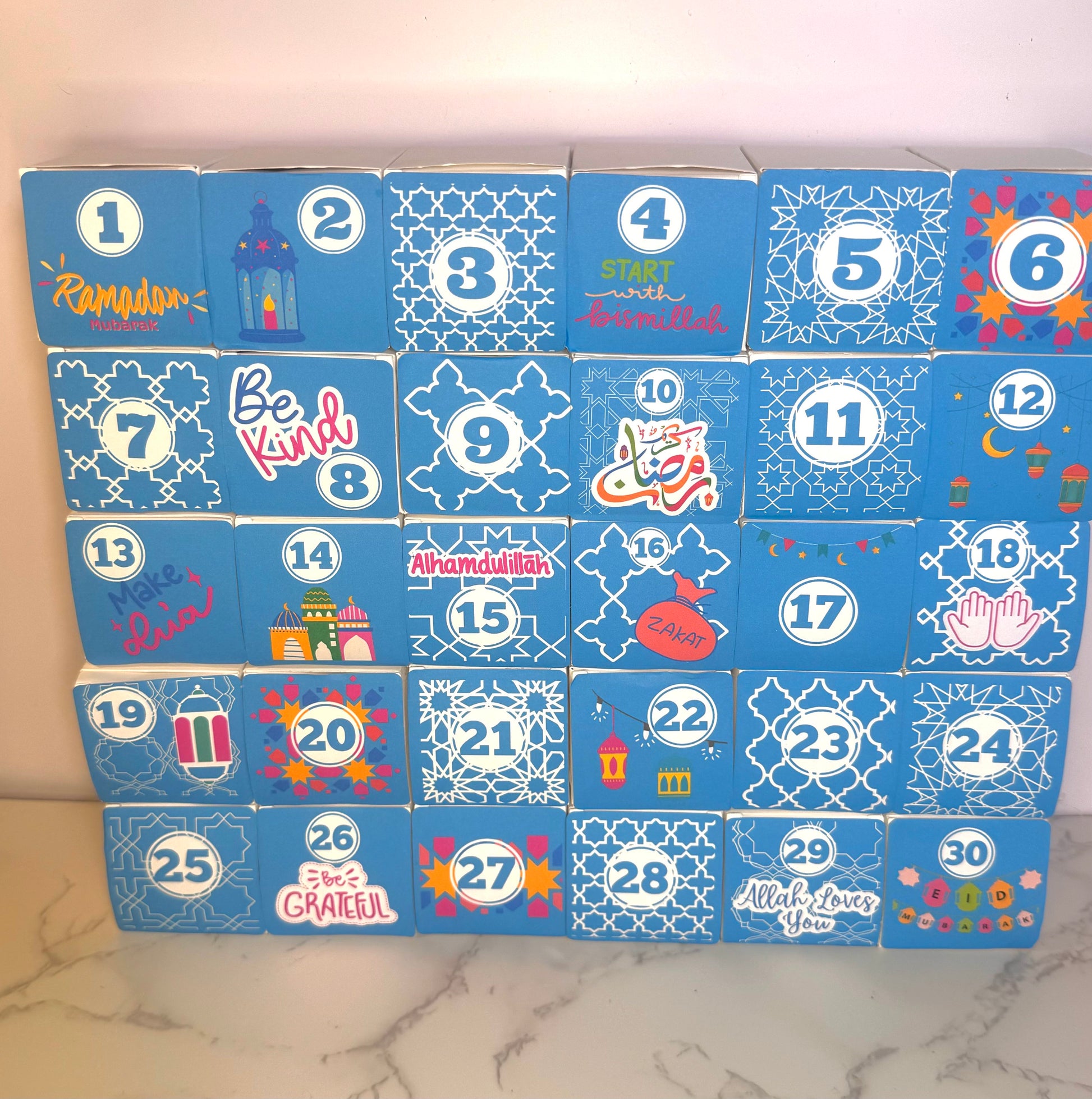 DIY Ramadan Advent Calendar Kit