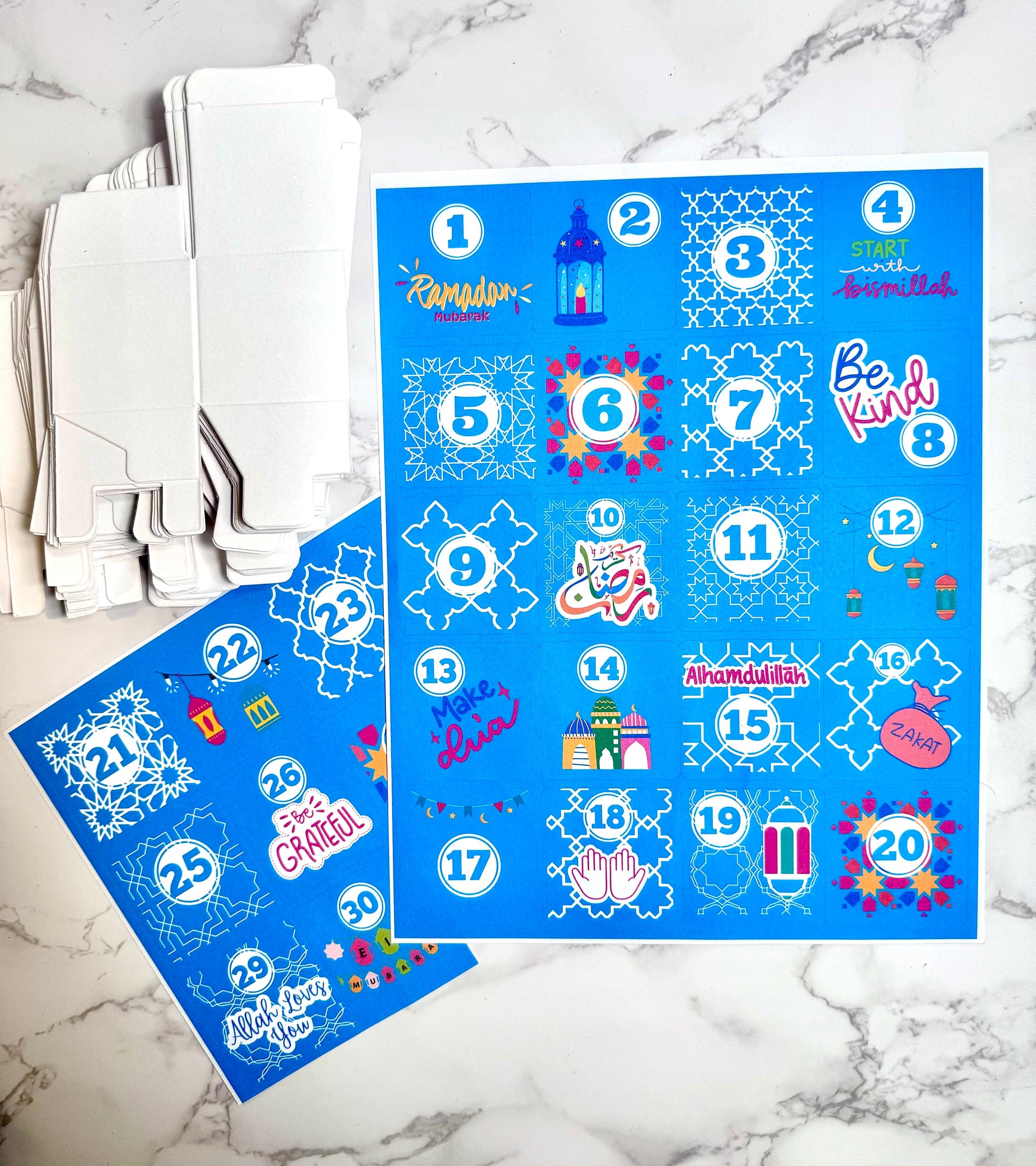 DIY Ramadan Advent Calendar Kit